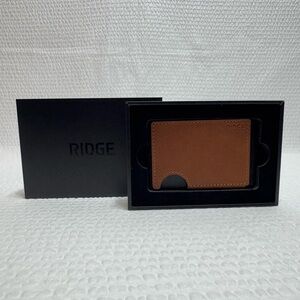 Ridge Brown Card Holder